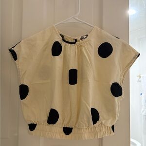 Future Collective polka dot top